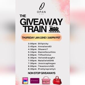 Non Stop Givys - Opan Bins Giveaway Train